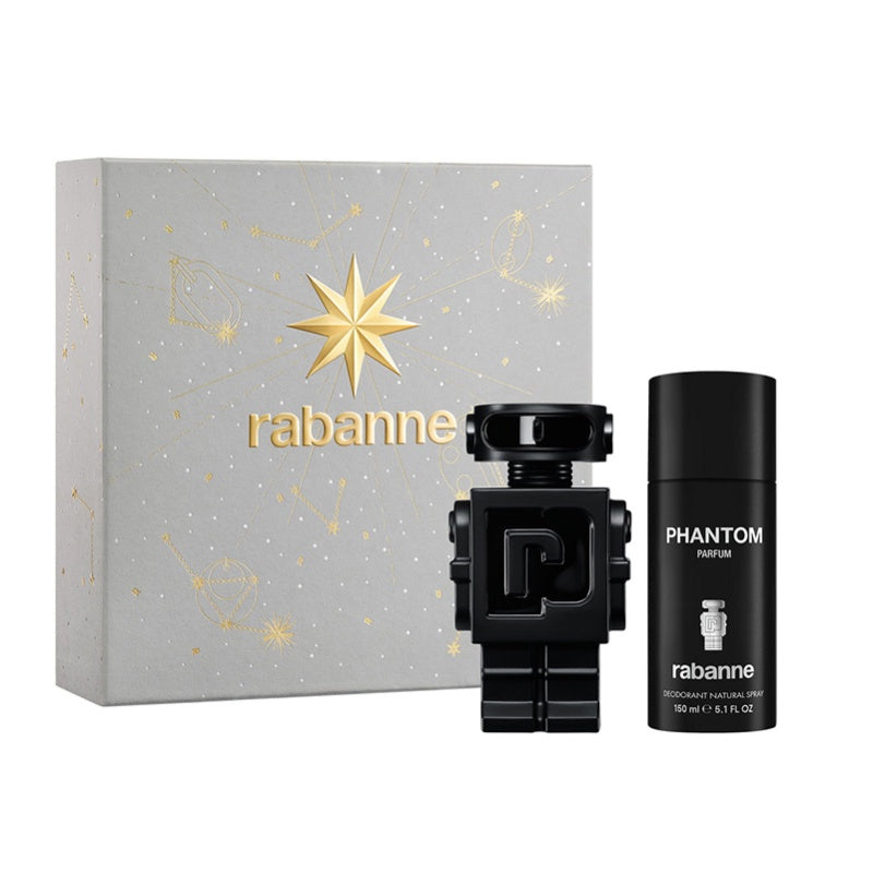 Phantom Parfum Paco Rabanne Men Set 3.4oz EDP & 5oz Deodorant