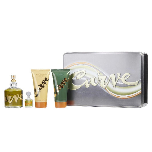 Curve Men Set 4.2oz EDT & 3.4oz ASB & 3.4oz SG & Mini