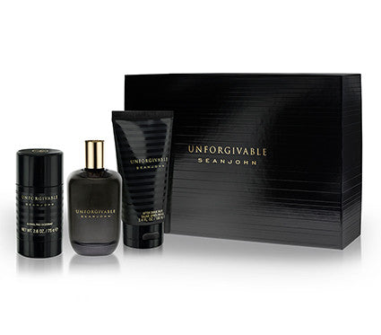 Unforgivable for Men by Sean John 4.2Oz EDT/3.4Oz As/3.4Oz Sg